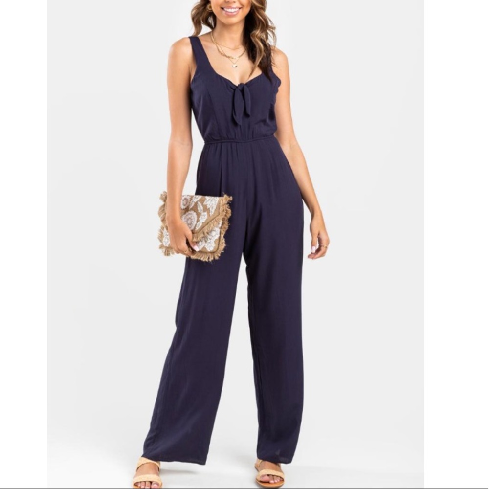 Navy Blue Jumpsuit